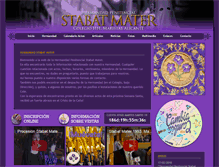 Tablet Screenshot of hermandadstabatmater.com